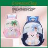 Kids Dualshoulder Cartoon Bear Backpack With Air Cushion Straps For Kindergarten Entrance