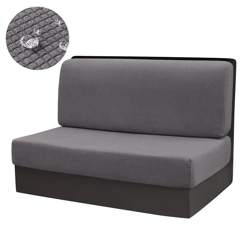 

2 шт./комплект, чехол для скамейки для кемпера, автомобильный, водоотталкивающий, чехлы для подушек для обеденного уголка, флисовый эластичный чехол для сиденья дивана в ресторане 1 Set