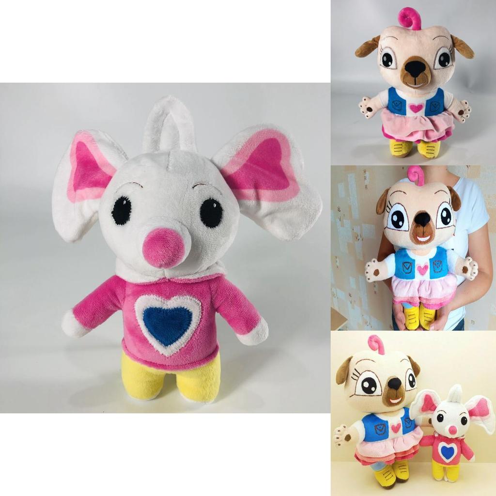 Snuggly Chip And Potato Plush Toy Set Pug Mouse Doll