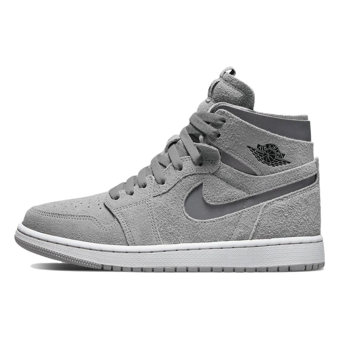 

Air Jordan 1 High Zoom Comfort Medium Grey Женские кроссовки Reflect-Silver Neutral-Grey Black CT0979-003 36