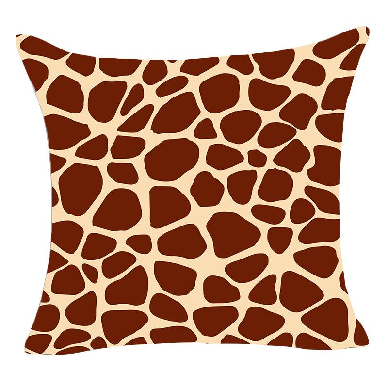 Animal Print Leopard Print Pillow Case Pillow Home Sofa Pillow Cushion Cover Hotel Seat Wall