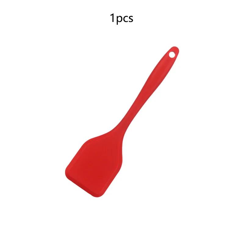 

Silicone Cooking Leakage Spatula Heat Resistant Cooking Spatula Non-stick Small Shovel Home Kitchen Cooking Utensils Shovel 1pcs красный
