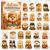 Generic Dog Christmas Advent Calendar 24 Days Cute Puppy Figurine Countdown Blind Box Holiday Home Desktop Decoration Gift