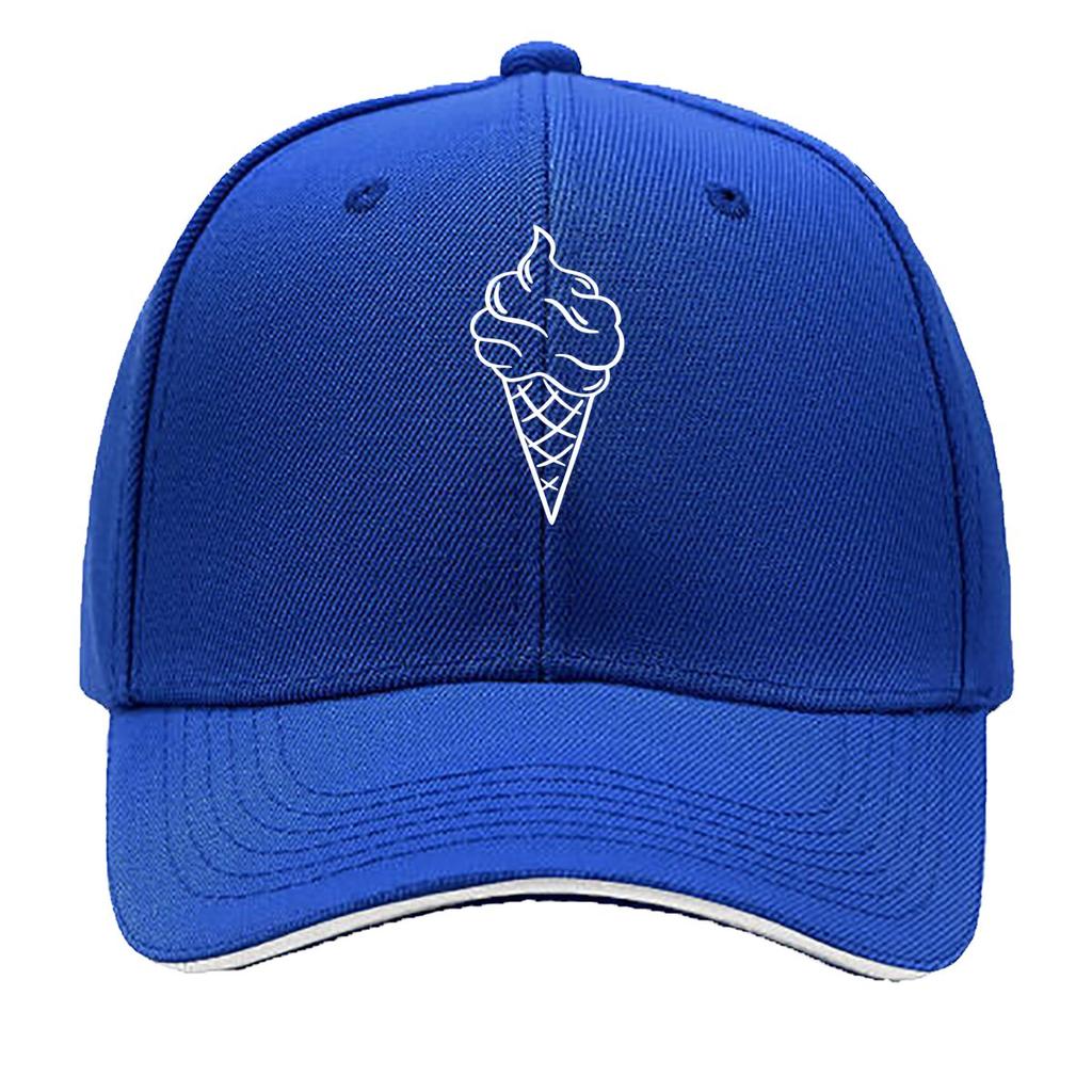 National Ice Cream Cone Day Ice Cream Sun Caps Luxury Cap Anime Hat Hat Beach Golf Wear Unisex Women Sandwich Baseball Cap