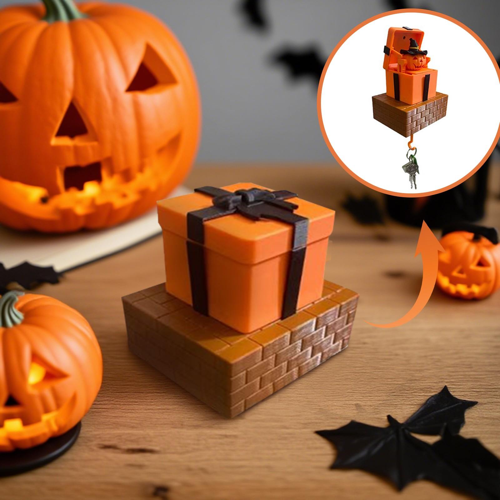 

Trick Or Gift Box Pendant Little Witch Hat , Very Cute, Halloween Ritual Sense One Size