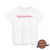 Boygenius Shirt, Boygenius Pink texT Shirt with Female Logo, Boygenius Tee