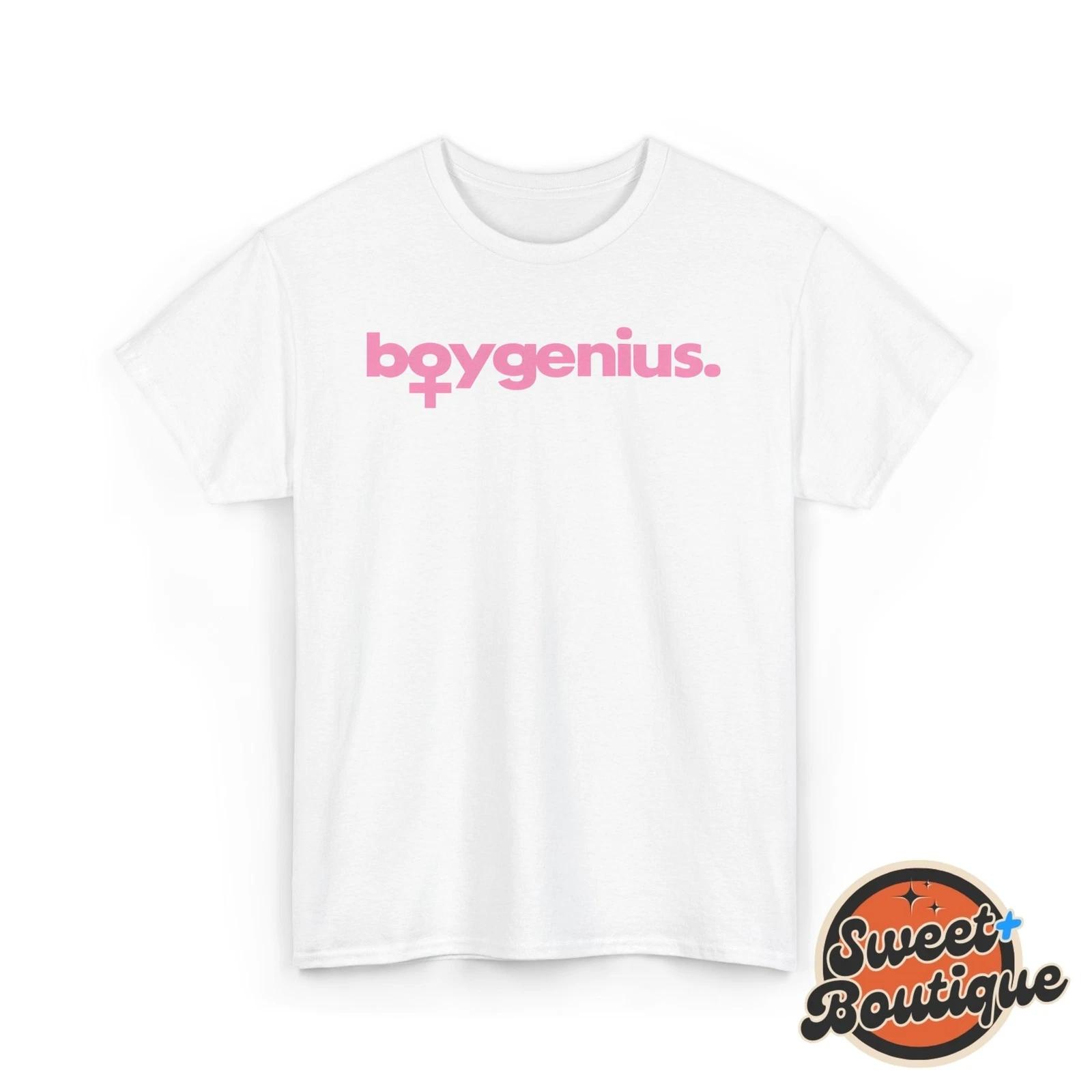 Boygenius Shirt, Boygenius pink texT shirt with female logo, boygenius tee 2XL