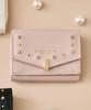 Gold Studs Mini Folding Wallet