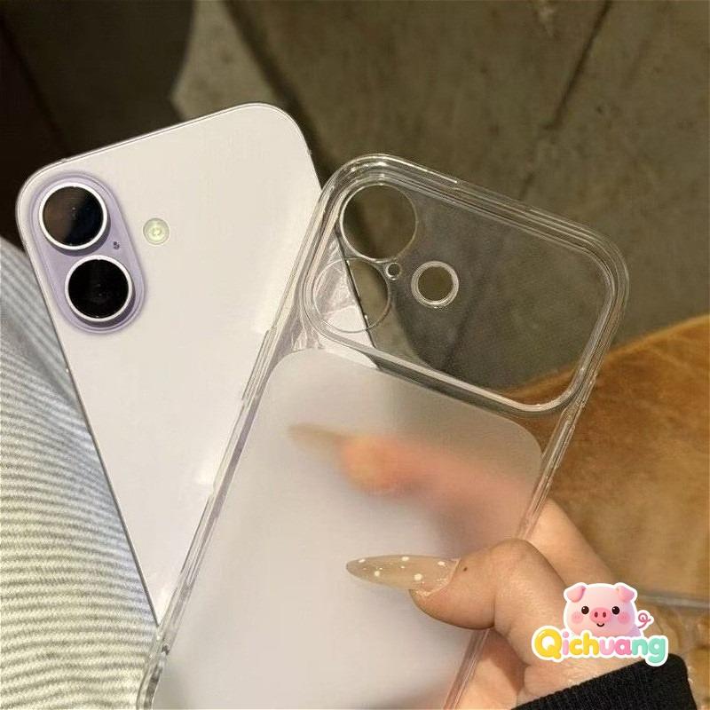 Clear Frosted Phone Case For ZTE Blade A76 A56 Pro A55 A54 A36 A35 A34 5G 4G Cute Simple All-inclusive Soft Casing