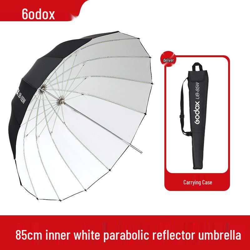 Godox UB Parabolic Reflector Umbrella: Large, Portable, Multifunctional Light for Studio and Outdoor Photography.