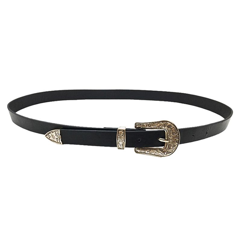 Women Fashion Metal Waistband Waist Style Belt Double Buckle Female Belt Female Style Belt