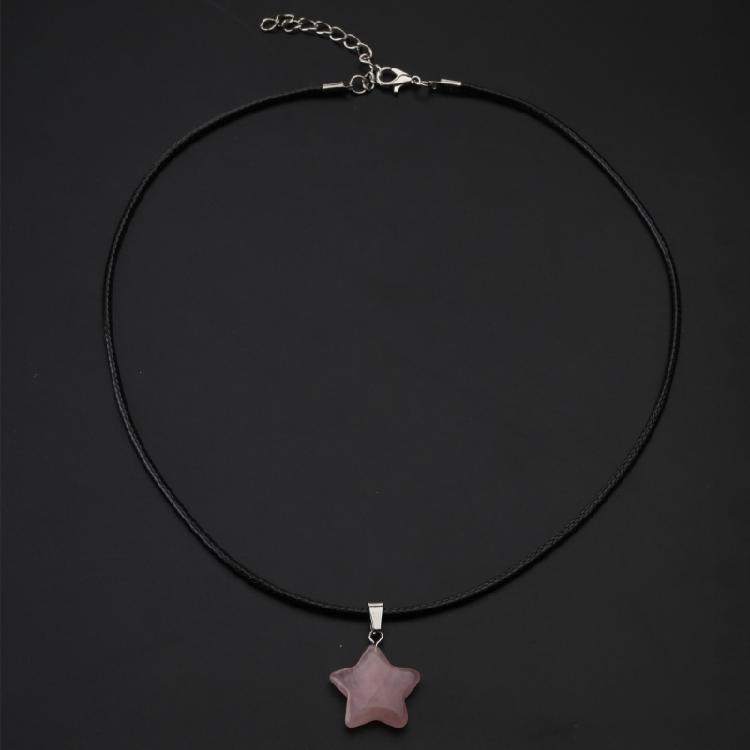 Natural Stone Star Aesthetic Necklace Fashion Simple Clavicle Chain Women Girls
