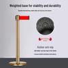 Outdoor Retractable Belt Barrier Stanchion