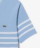 LACOSTE Women'S Striped Short Sleeve Sweater Af415E-56G Aey