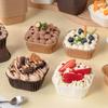50Pcs/Set Cake Mold Square Shape Bread Pan Cake Muffin Cupcake Paper Cups