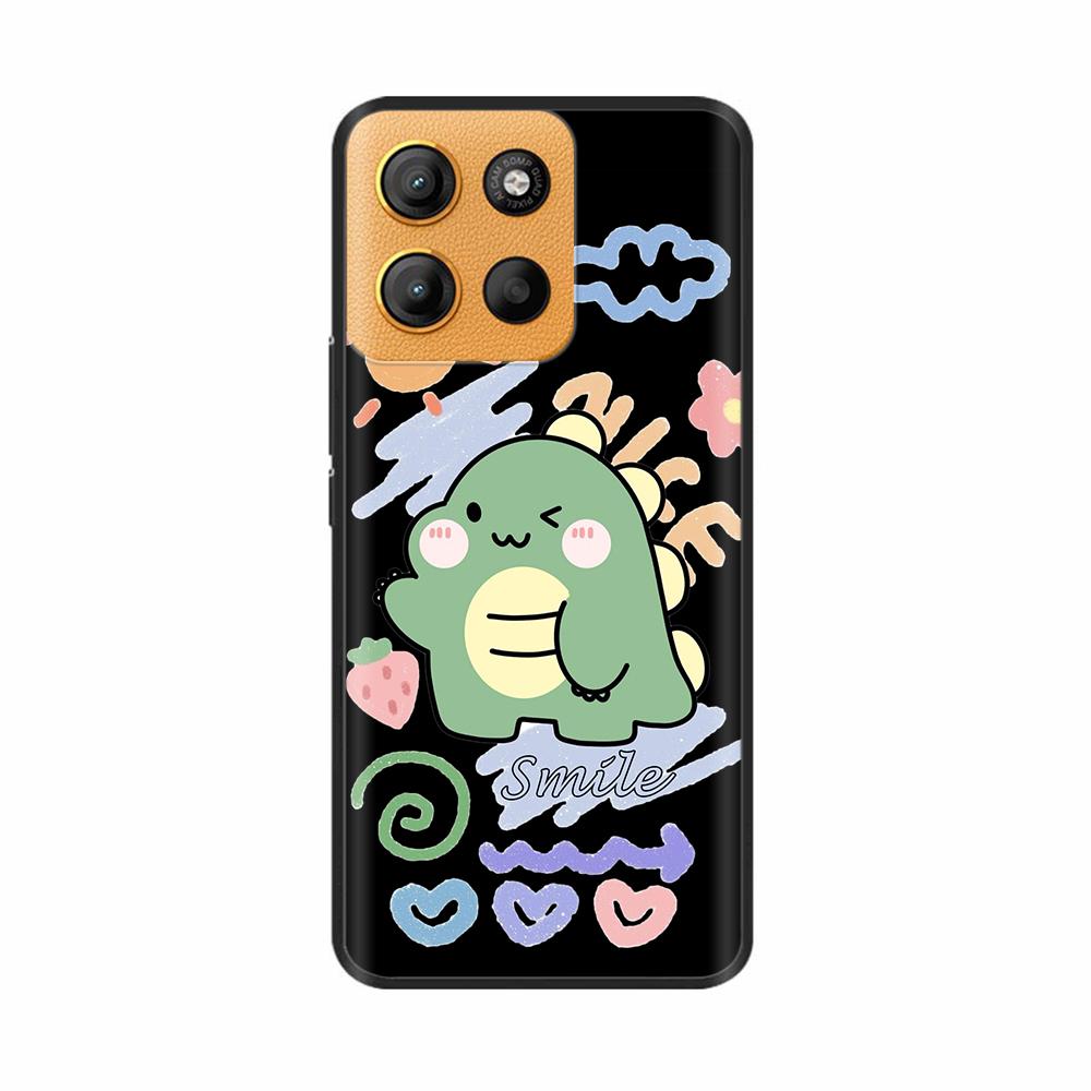 For Motorola G15 Case Cute Phone Case Funny Back Cover For Moto G15 Power Camera Protection Soft Original Liquid Silicone Cases