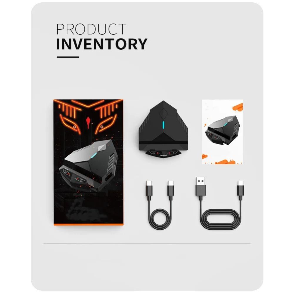 

Game Converter, Mobile Phone Game Converter, Чувствительный инструмент для мобильного телефона (цвет: 2 Стандарт) 7.2*8.5*1.9cm чёрный