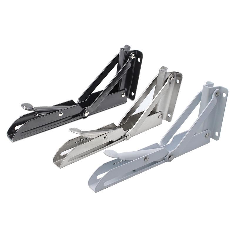 Stainless Steel K-Type Folding Triangular Wall-Mounted Shelf Bracket