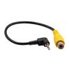 1pcs Stereo AV Jack Male Plug To RCA Female Adapter AV In Video 2.5mm Cable Converter for GPS and Rear Camera