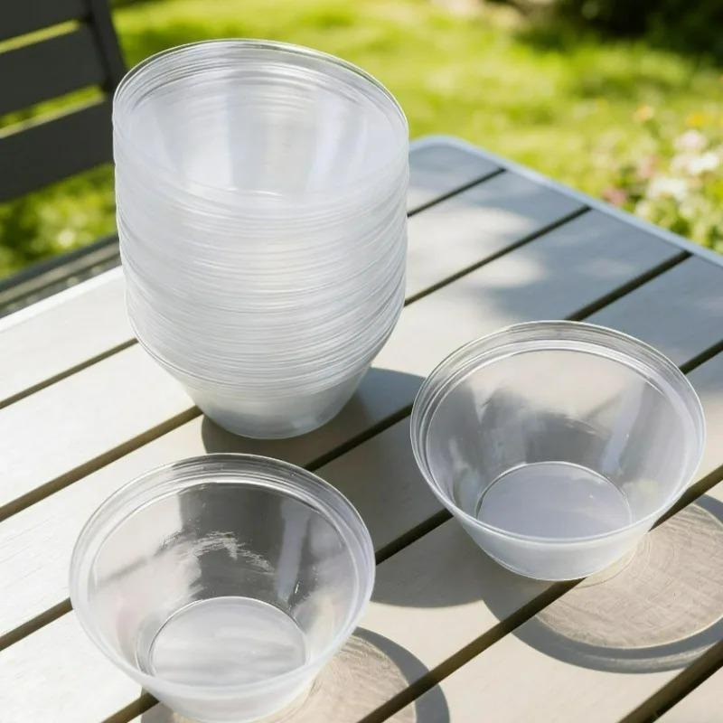 50/300Pcs Transparent Plastic Plant Covers Seedling Trays Hydroponic Containers Home Garden Planting Supplies Nursing Lids