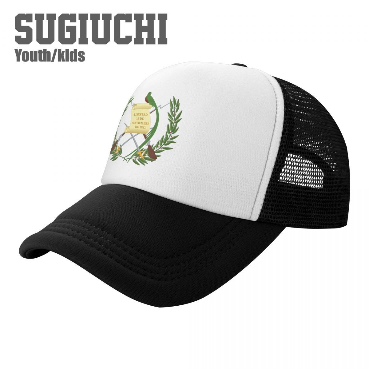 

Kids Mesh Cap Hat Guatemala Emblem Baseball Caps for Youth Boys Girls Pupil Children s Hats Outdoor Sports Unisex