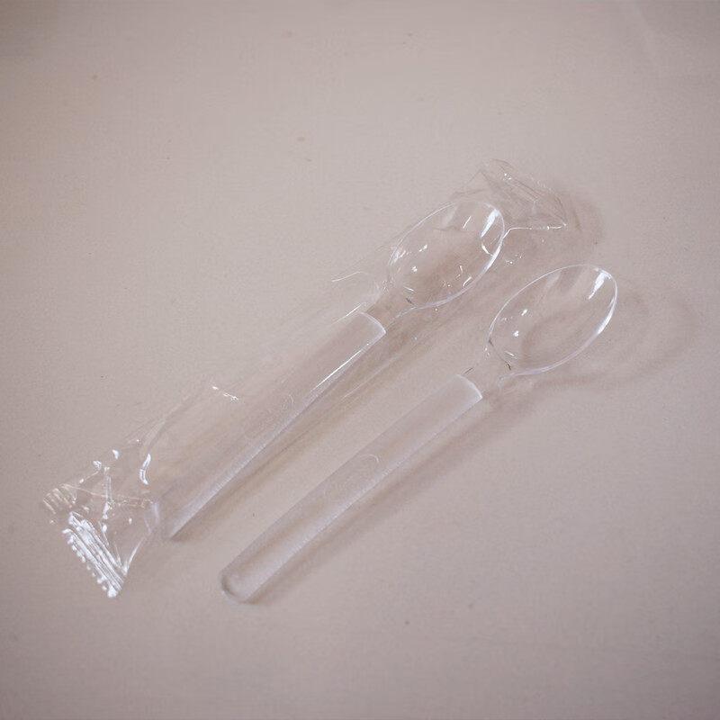 Individually Wrapped Disposable Plastic Spoons