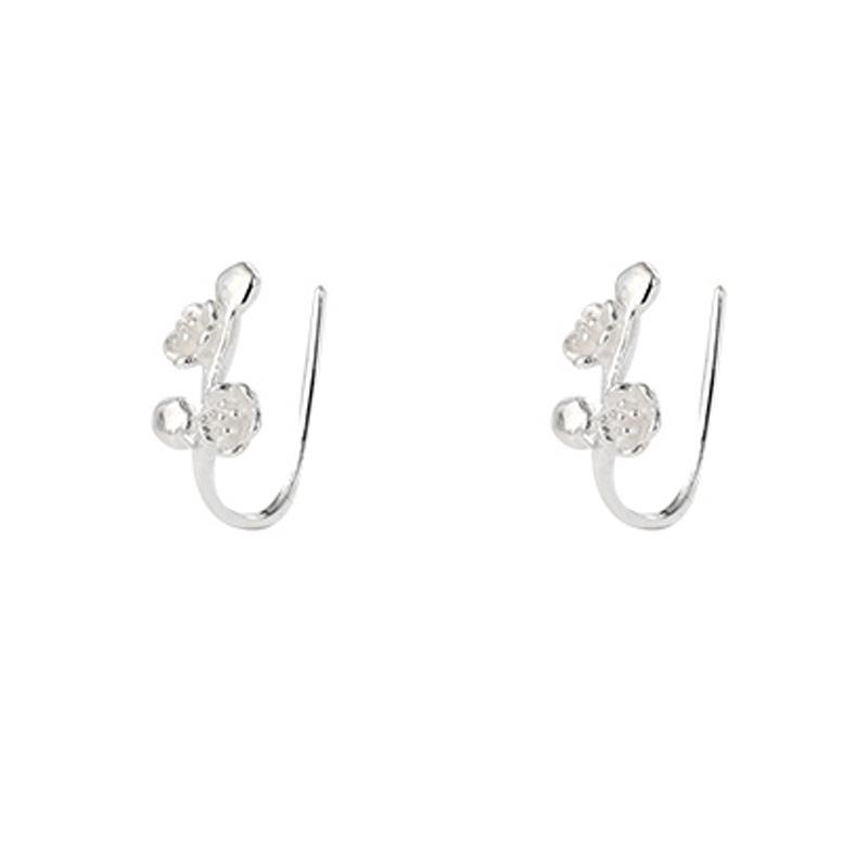 Versatile Plum Blossom Earrings - 2025 Trendy Design, Light Luxury, High-End Fashion Jewelry for Women