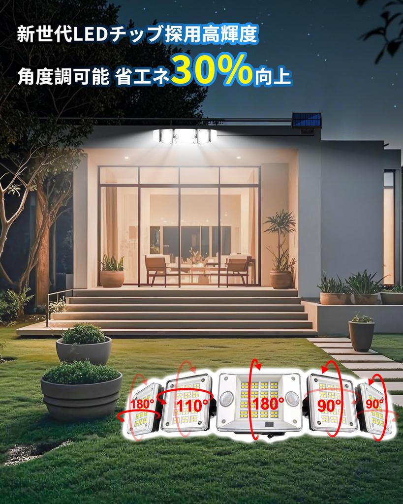 COPPOR Solar Light for Outdoor Use Separate Motion Sensor Solar 2400mAh High 4200 3 Intelligent Remote IP65 5M Extension Indoor Disaster Automatic