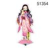 Demon Slayer Acrylic Desktop Stand Ornaments Kimono Nezuko Tanjiro Volunteer Plus Kindness Cartoon Animation Character
