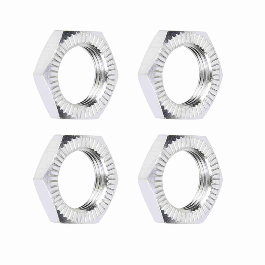 Aluminum Alloy Wheel Nuts 17mm Spanner for 1Celsius8 RC Car Accessory (Silver)