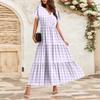 Women's Flowy Dresses Women's Summer Dresses Casual Short Sleeve Maxi Dresses Formal Maxi Dresses