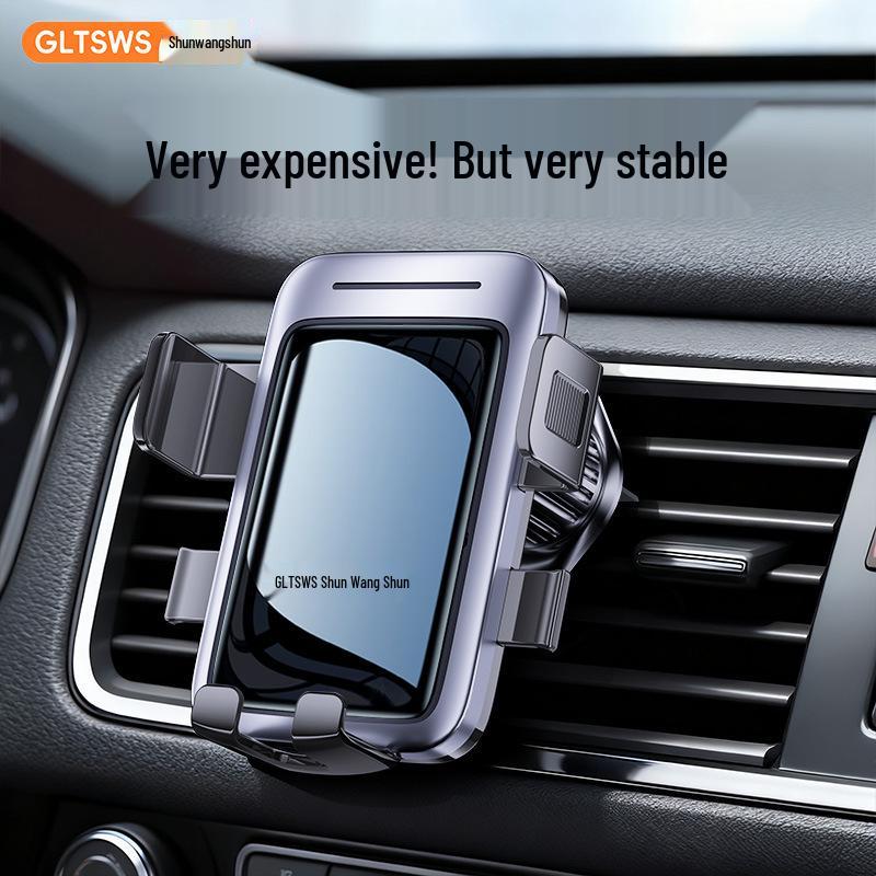 Premium Retractable Car Phone Holder with Suction Cup for Dashboard and Console