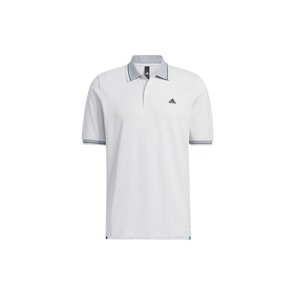 Adidas Polo Shirts Men's White Polo Collar Moderate Straight Fit HS4391