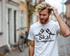 Viking T Shirt Skal Norse Toast Drinking Horns Celtic Knot Design  Unisexs Highquality Tshirts Fashionable Trendy Comfortable