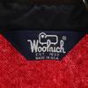 Woolrich 80s Made In USA Wool Long Sleeve Shirt Red Elbow Patch Men's Used