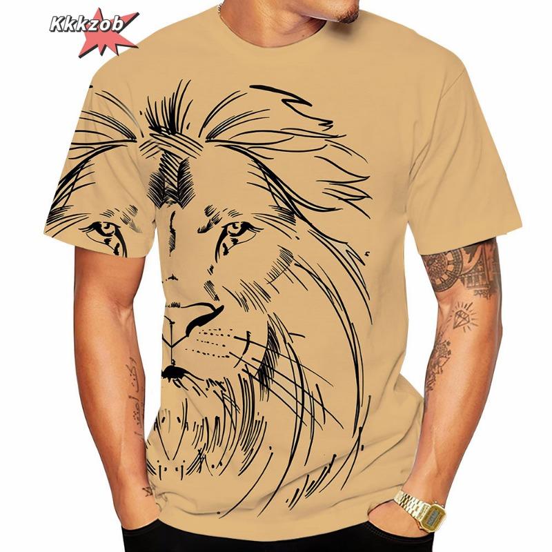 Fashion 3D Skull New Printed T-Shirt Men's Summer Outdoor Men's Short Sleeve Tee Round Neck