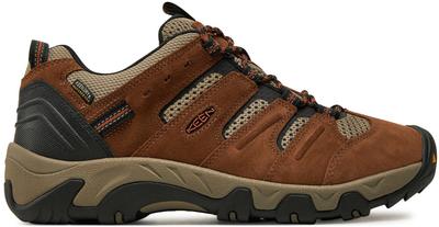 Keen Headout Wp Trekking Shoes (1028308) Bison Fossil Orange
