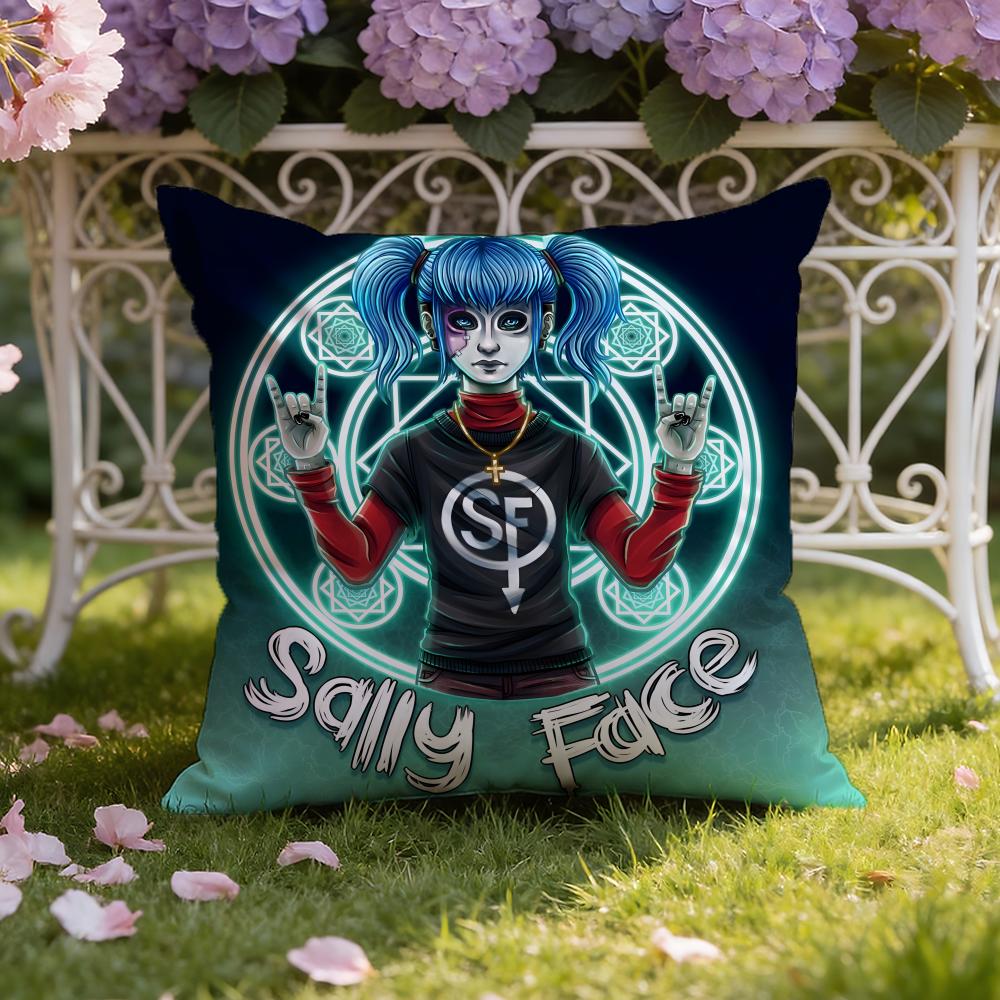 Band S-Sally F-Face Cushion Cover Home & Car Dual-Scene Pillow Cover: Reversible for Premium Comfort