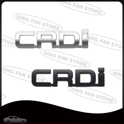 RAWN4 Auto Styling CRDi Emblem Car Rear Trunk Badge Decal Body Sticker For Carnival Ceed Sorento Hyundai Accent Tucson Accessories
