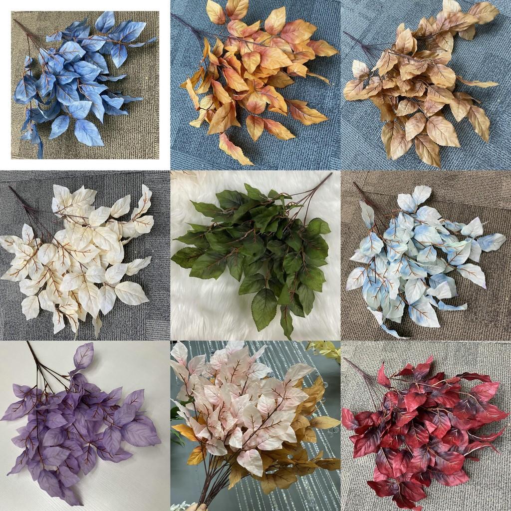 Artificial Leaves Bouquet For Wedding Decor And Event Photography With Realistic Look For Home And Hotel Decoration