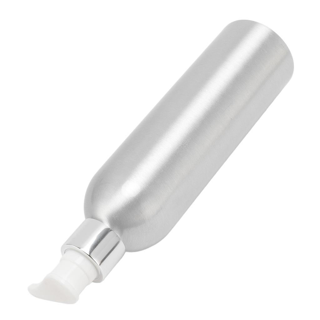 Aluminium Soap Dispenser Heat Resistant Reusable Hand Lotion Bottle Shower Dish Dispenser for Lotion Shampoo Massage Oil