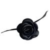 French Black Rose Waist Chain For Women With Metal Chain And Adjustable Strap For Elegant Dress Accessory