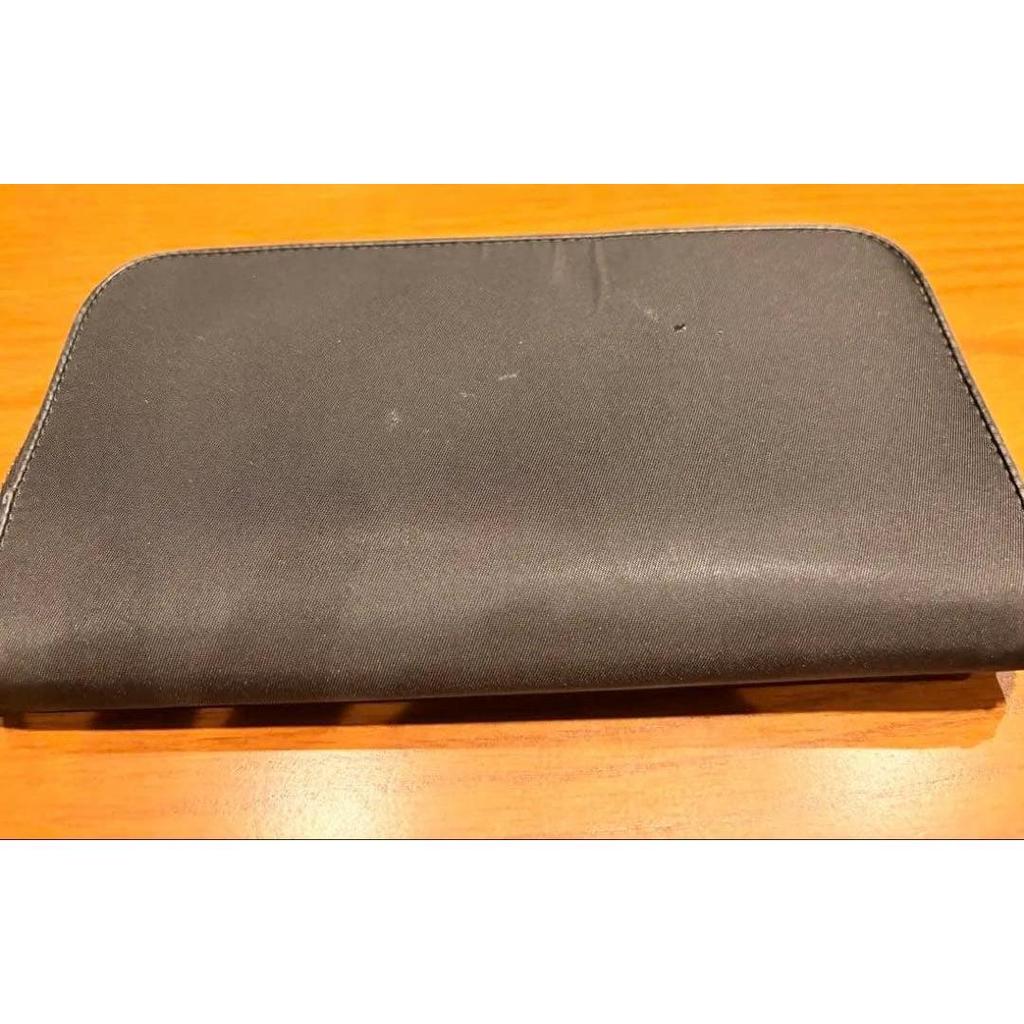 Used PRADA Black Nylon Long Wallet