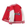 Children's Versatile Baseball Jacket - Spring & Autumn Velvet Cardigan for Boys