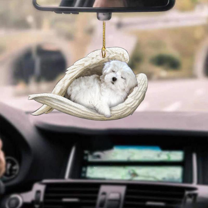 Fun And Colorful Acrylic Balloon Dog Car Mirror Charm For Adding Character To Vehicle Your