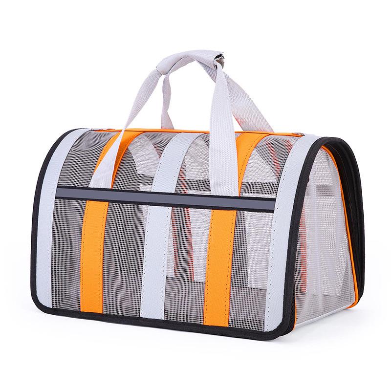 Transparente Atmungsaktive Modische Tragbare Haustiertasche Handtasche für Katzen und Hunde