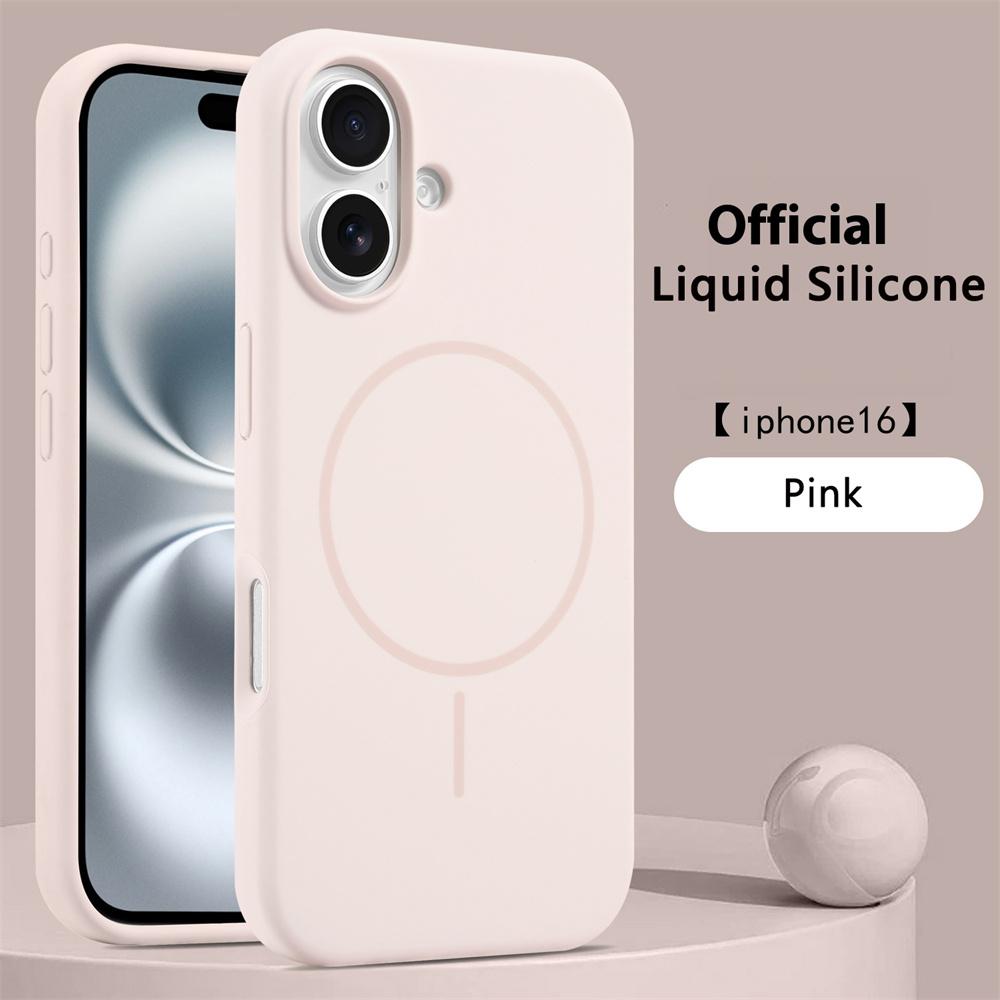 

Official Liquid Silicone For Magsafe Case For iPhone 17 Air 16 Plus 15 14 13 12 Pro Max Magnetic Wireless Charge Cover For iPhone 13 Pro