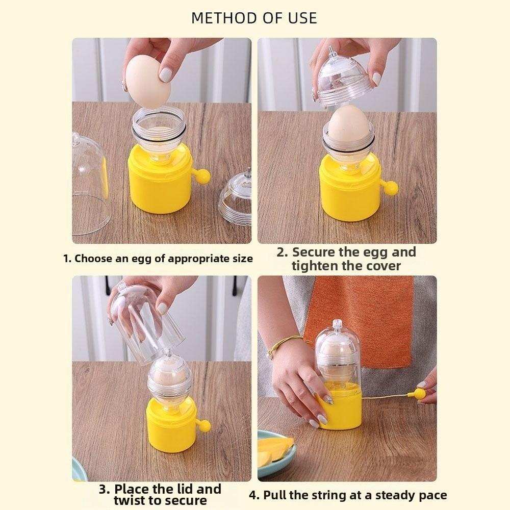 Manual Egg Shaker Golden Egg Eggs Spin Mixer Portable Egg Yolk Shaker  Kitchen Accessories