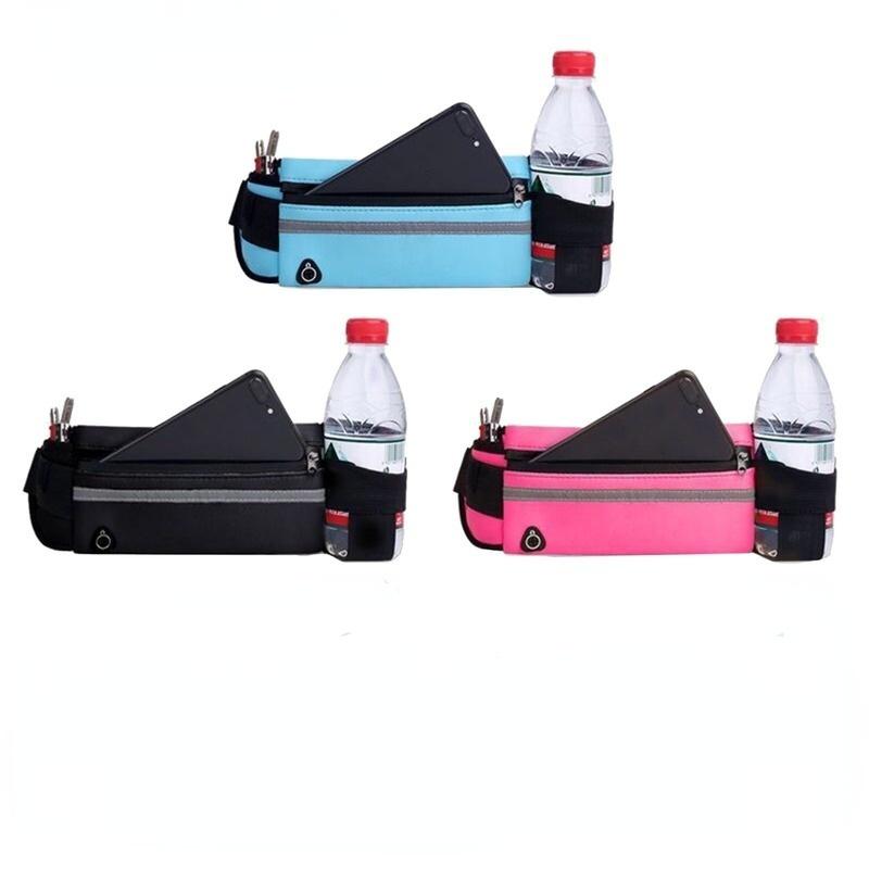Sac banane - DN2745-GREEN - Imperméable - Pour téléphone portable - Idéal pour le sport Vert