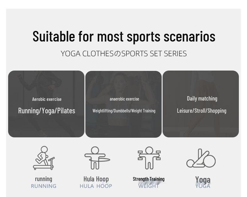 Damen Schnelltrocknendes Sommer Sportbekleidungsset: Badminton, Tennis Skort & Yogaanzug